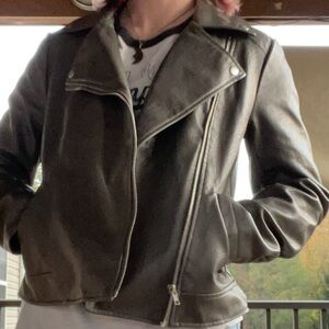 Forever 21 Faux Leather Jacket - Moto Jacket